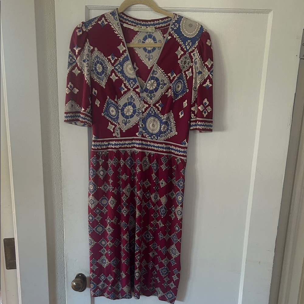 Vintage Emilio Pucci Dress 1960s pure silk made in Italy. Florentine design
